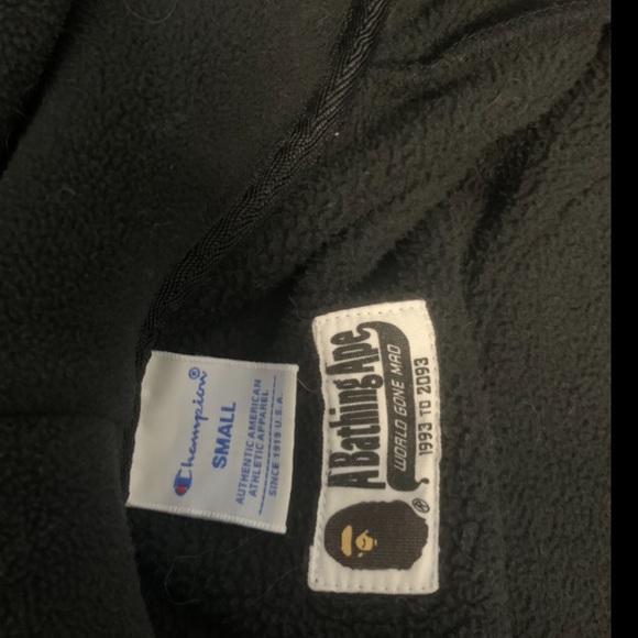 Bape X Champion Polartech Jacket size Small - Picture 4 of 5